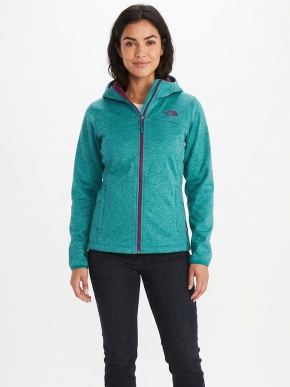 31 The North Face Lightweight Zip Jacket Size S | Teal & Purple | Outdoor Layer